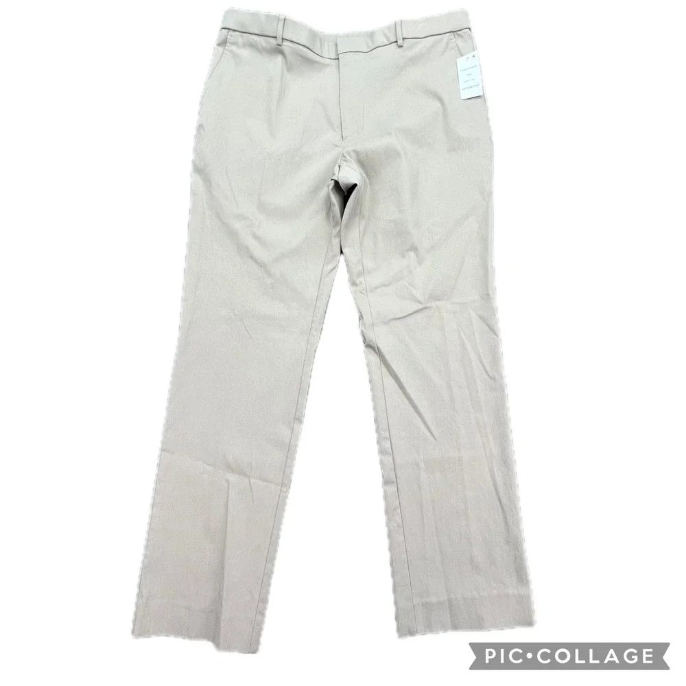 Tommy Hilfiger TH Flex Tan Pants Mens 40x32 Straight Fit Stretch NEW‎